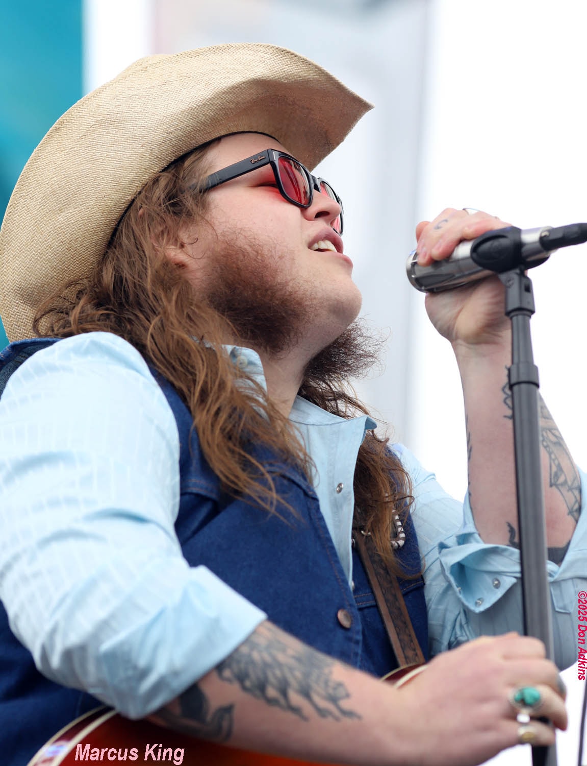 Marcus King performing live on stage